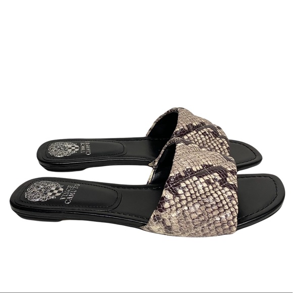 Vince Camuto Shoes - Vince Camuto Snake Print Slip On Slides Sandals, Size 9